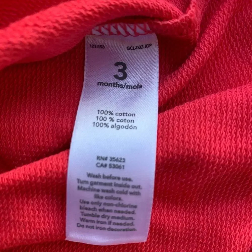 Carter’s Bright Pink Polka Dot Jacket Size 3mo